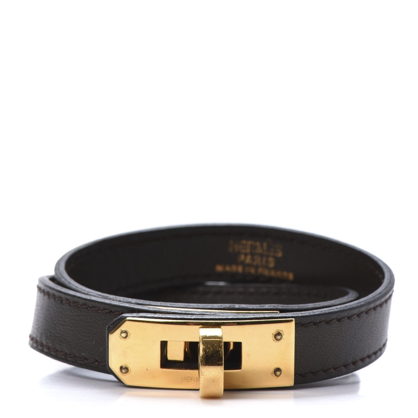 Swift Kelly Double Tour Bracelet Chocolate