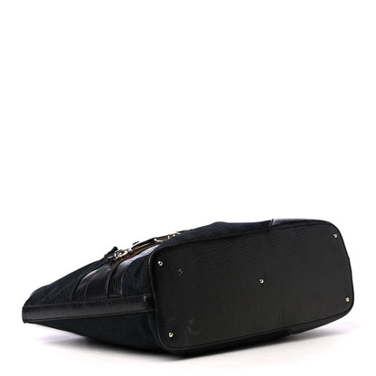 Gucci Monogram Medium Hasler Tote Black 3 of 4