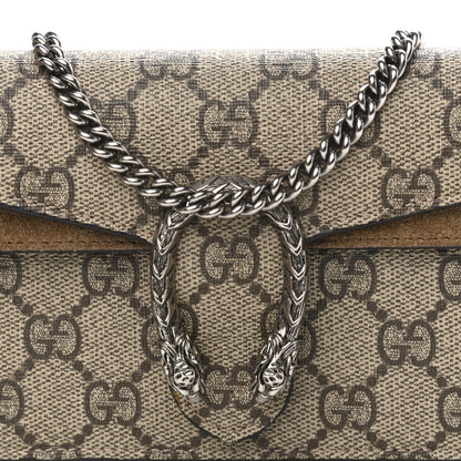 Gucci GG Supreme Monogram Super Mini Dionysus Shoulder Bag Taupe 7 of 10