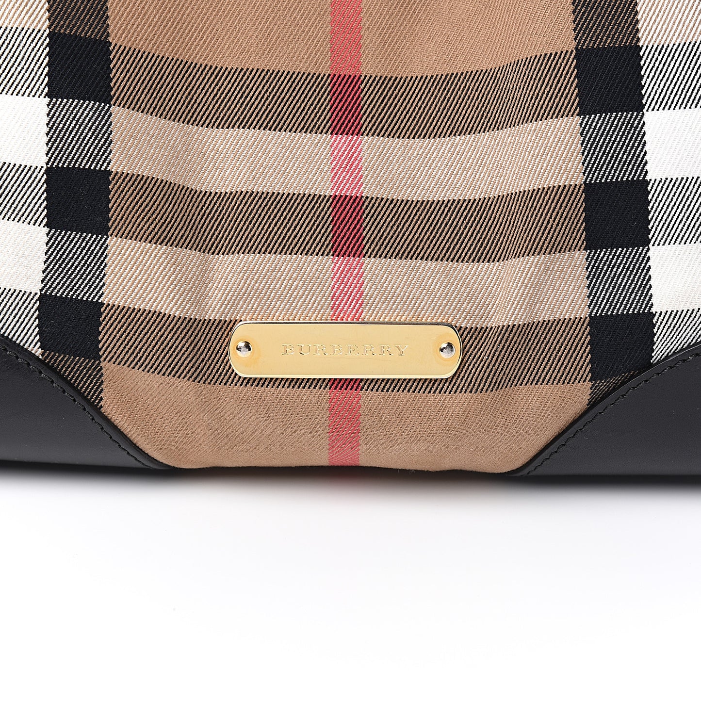 House Check Small Canterbury Tote Black