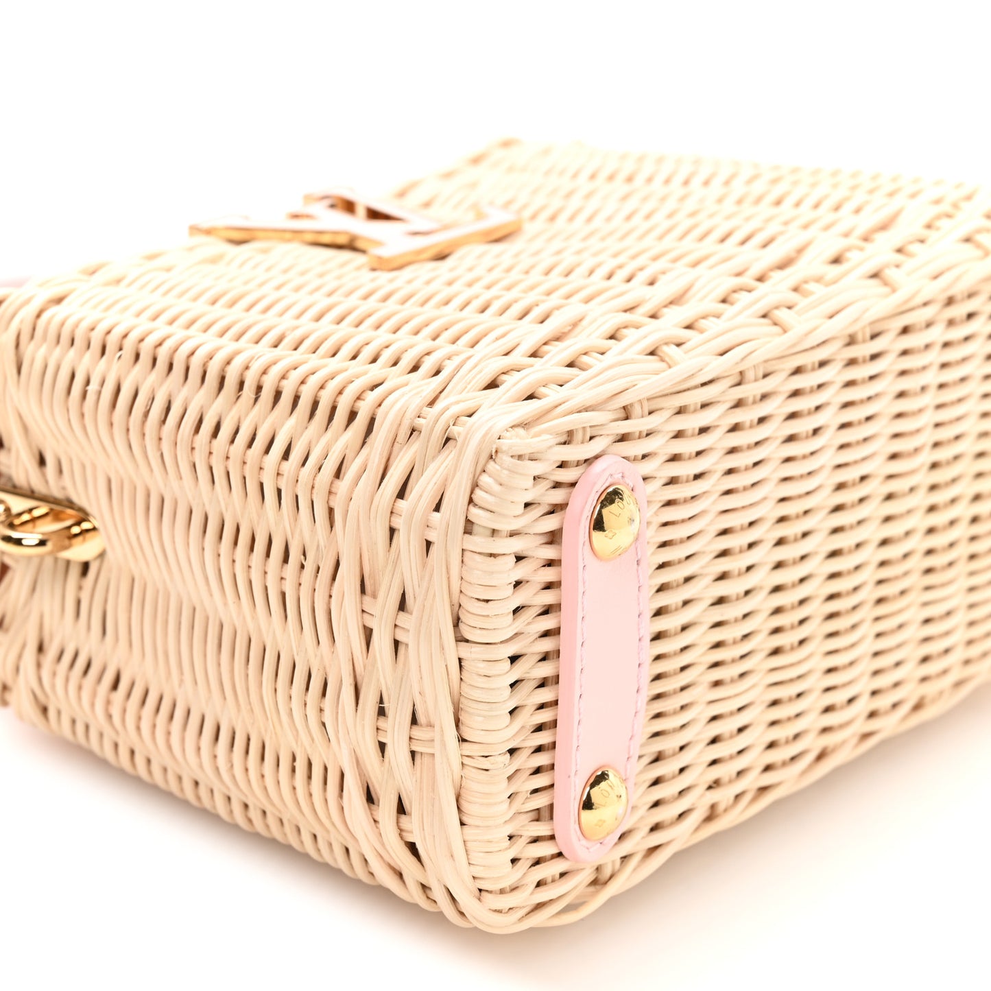Rattan Denim Capucines Mini Washed Pink