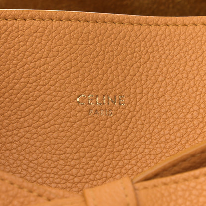 Celine Soft Grained Calfskin Small Belt Cabas Phantom Calendula 6 of 13