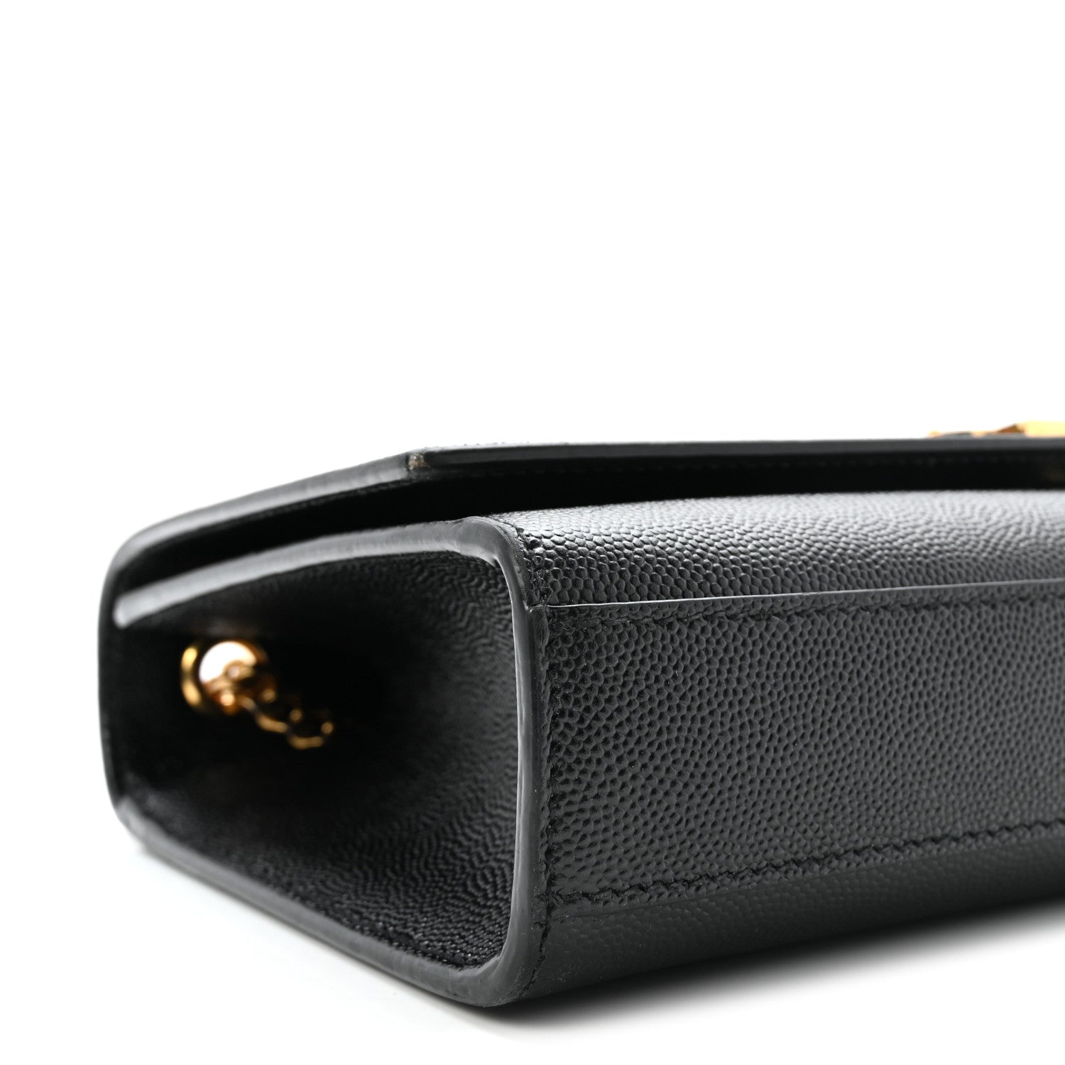 Saint Laurent Grain De Poudre Medium Classic Monogram Kate Satchel Black 8 of 9