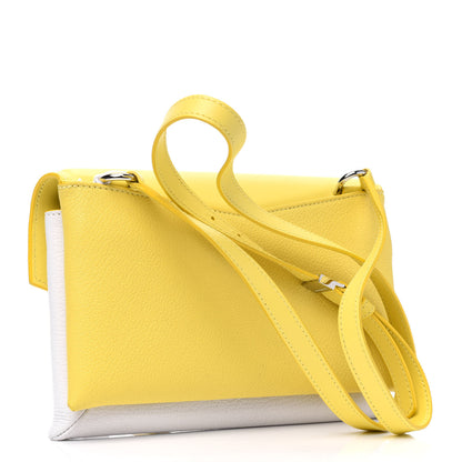 Givenchy Calfskin Duetto Crossbody Bag Yellow 3 of 17