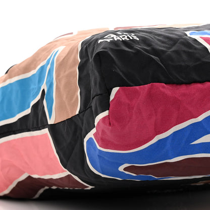 Chanel Caviar Fabric Quilted Foldable Tote With Chain Black Multicolor 15 of 19