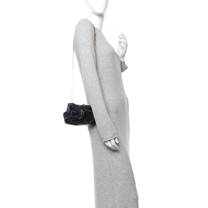 Burberry Smooth Calfskin Rose Clutch Black 2 of 10