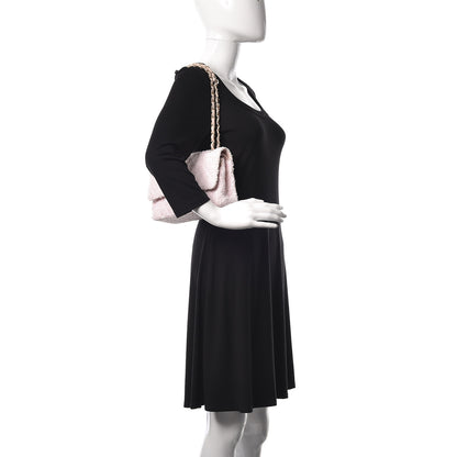 Chanel Tweed Medium Double Flap Pink 2 of 20