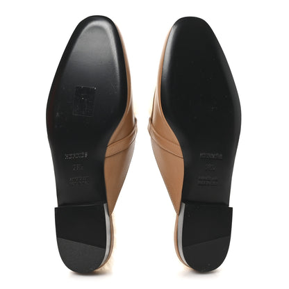 Hermes Goatskin Shearling Womens Oz Mules 38.5 Naturel Ecru 6 of 9