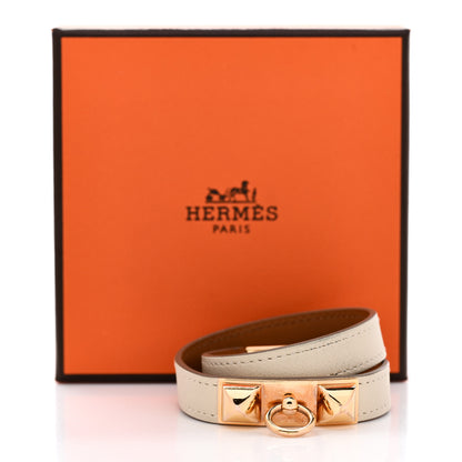 Hermes Swift Rivale Double Tour Bracelet XS Nata 8 of 8