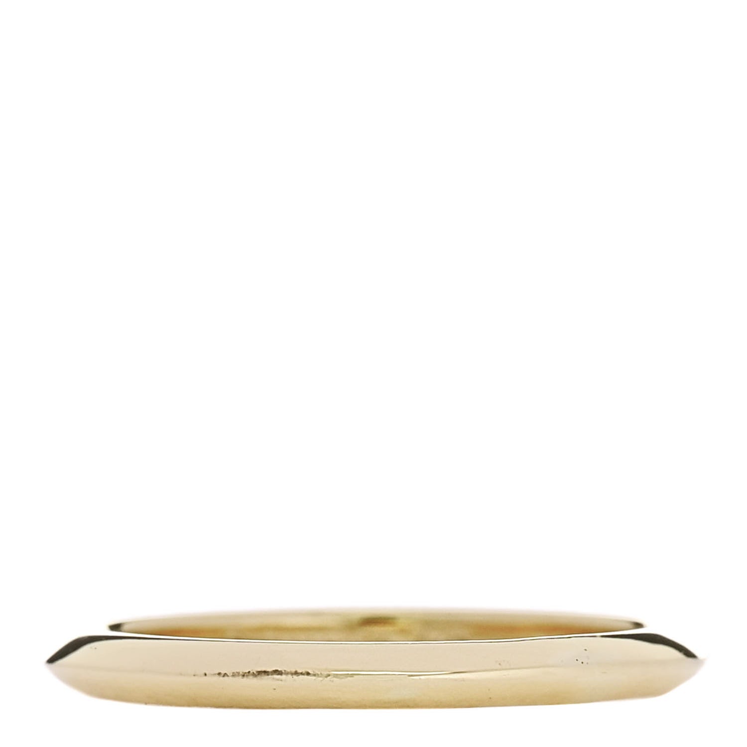 Tiffany 18K Yellow Gold 2mm Knife Edge Wedding Band Ring 47 4 1 of 4