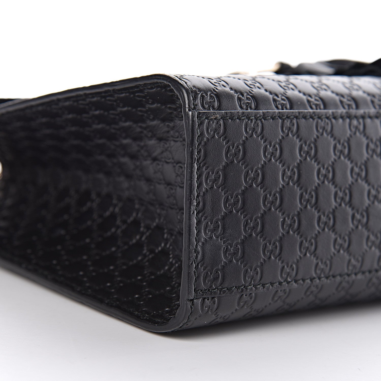 Gucci Microguccissima Medium Emily Chain Shoulder Bag Black 8 of 10