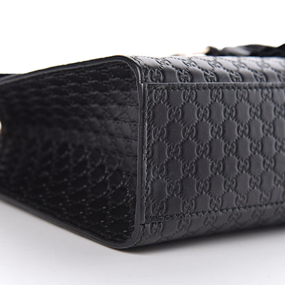 Gucci Microguccissima Medium Emily Chain Shoulder Bag Black 8 of 10