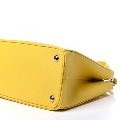 Prada Saffiano Small Galleria Double Zip Tote Soleil 14 of 20
