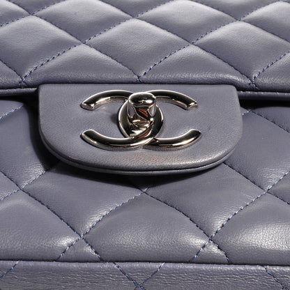 Chanel Lambskin Quilted Maxi Double Flap Purple 5 of 9