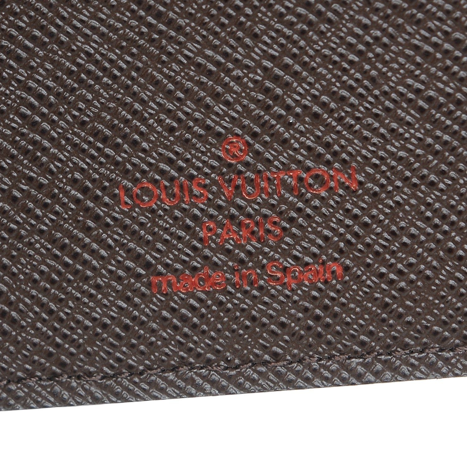 Louis Vuitton Damier Ebene Desk Agenda Cover 6 of 8