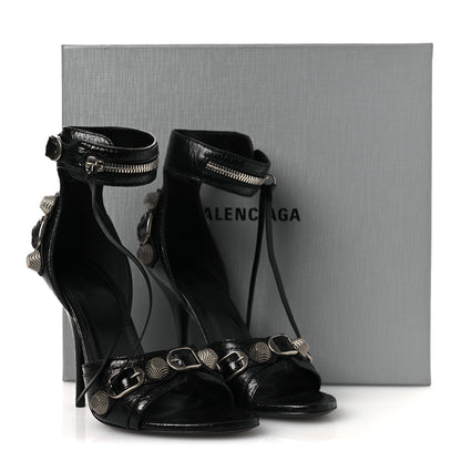Balenciaga Agneau Arena Cagole 110mm Sandals 36 Black 12 of 12