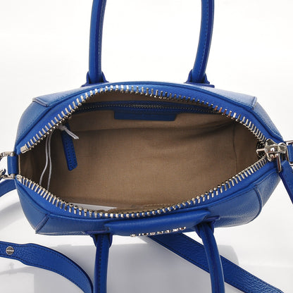 Givenchy Sugar Goatskin Mini Antigona Indigo Blue 5 of 6