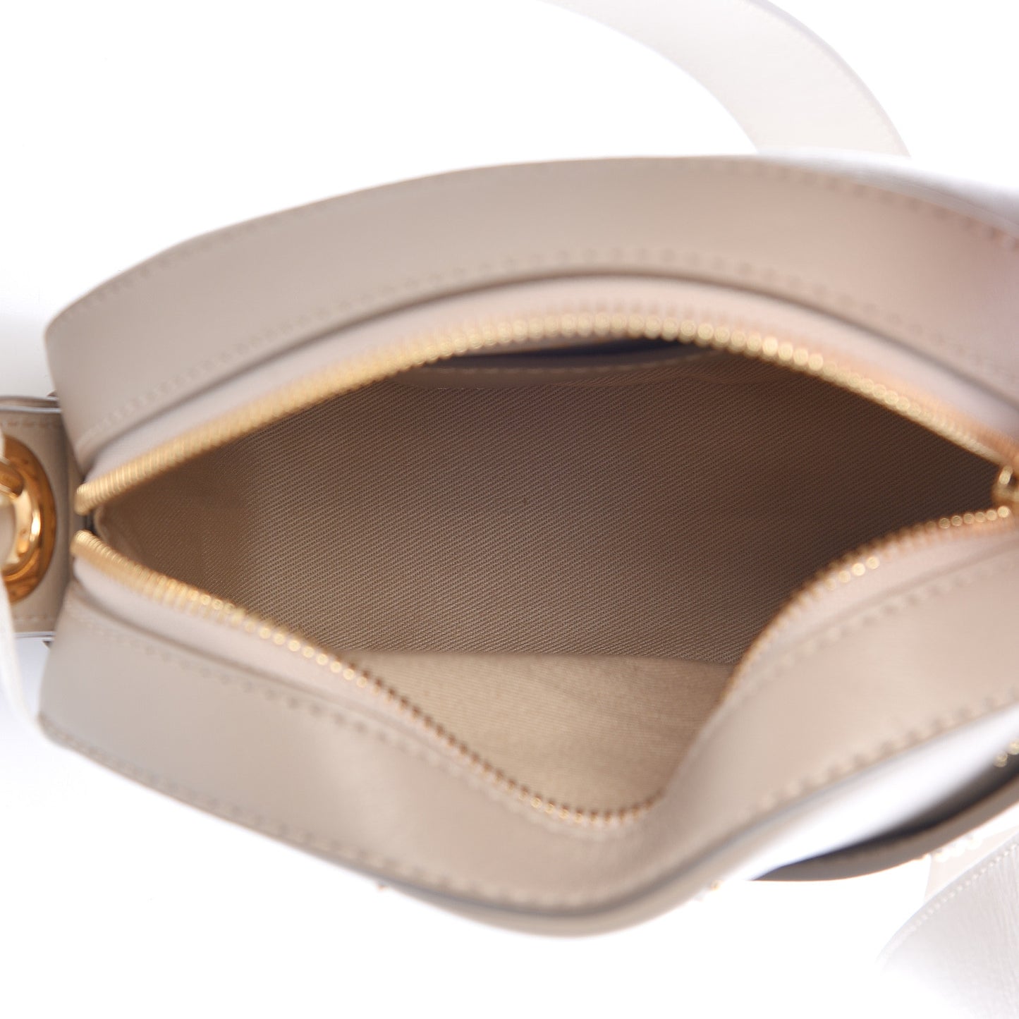 Smooth Calfskin Little Horses Embroidered Shoulder Bag Pastel Grey