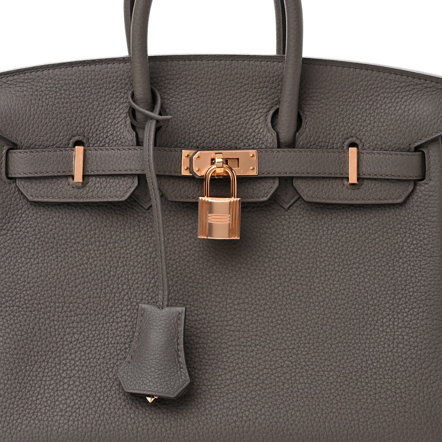 Hermes Togo Birkin 25 Etain 8 of 11