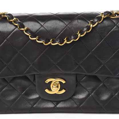 Chanel Lambskin Quilted Small Double Flap Black 15 of 15