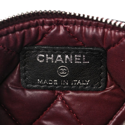 Chanel Lambskin Quilted Small Cosmetic Case Black 6 of 7