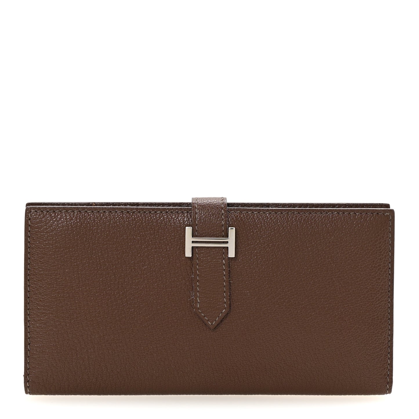 Chevre Mysore Bearn Gusset Wallet Havane