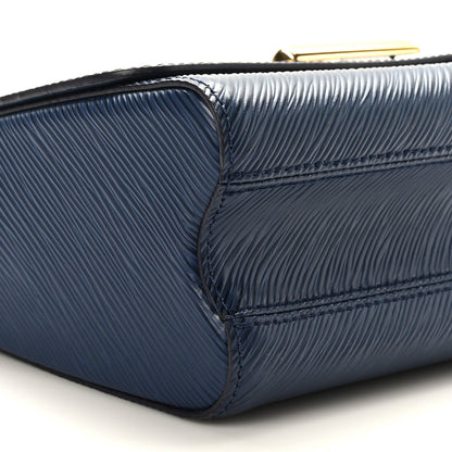 Louis Vuitton Epi Twist Shoulder Bag MM Indigo 8 of 9