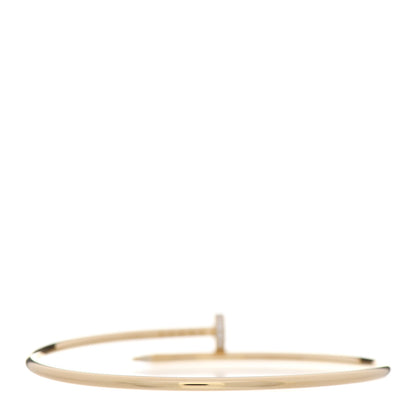 Cartier 18K Yellow Gold Diamond Small Juste Un Clou Bracelet 18 2 of 5