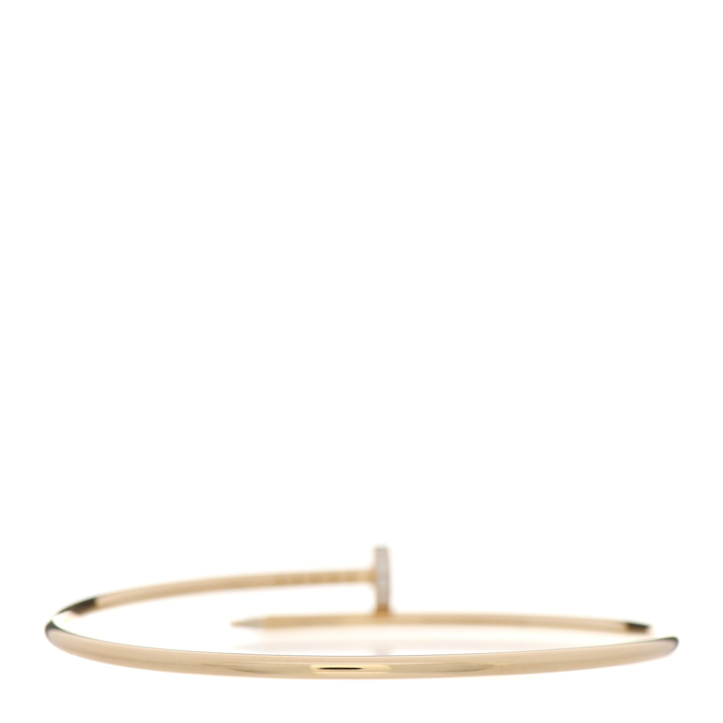 18K Yellow Gold Diamond Small Juste Un Clou Bracelet 18