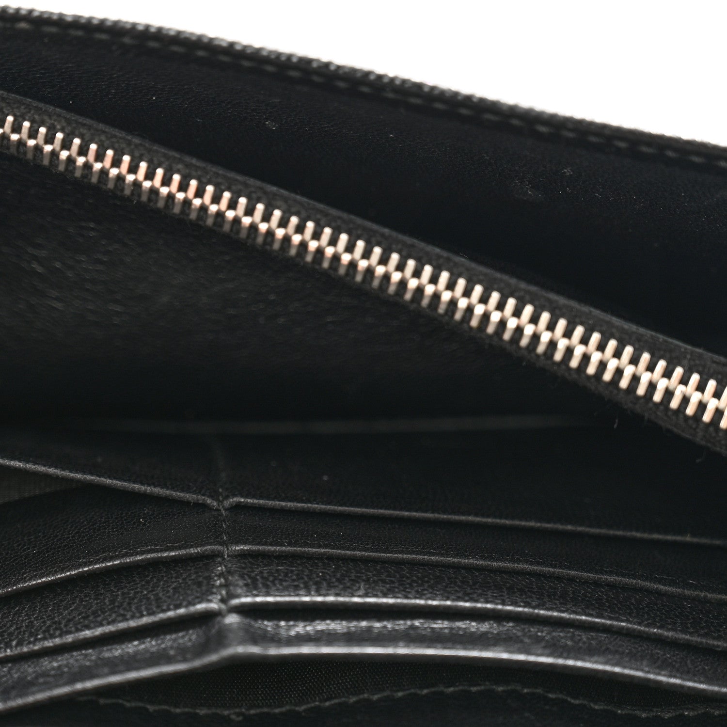 Prada Saffiano Vernice Crystal Studded Flap Wallet Black 6 of 14