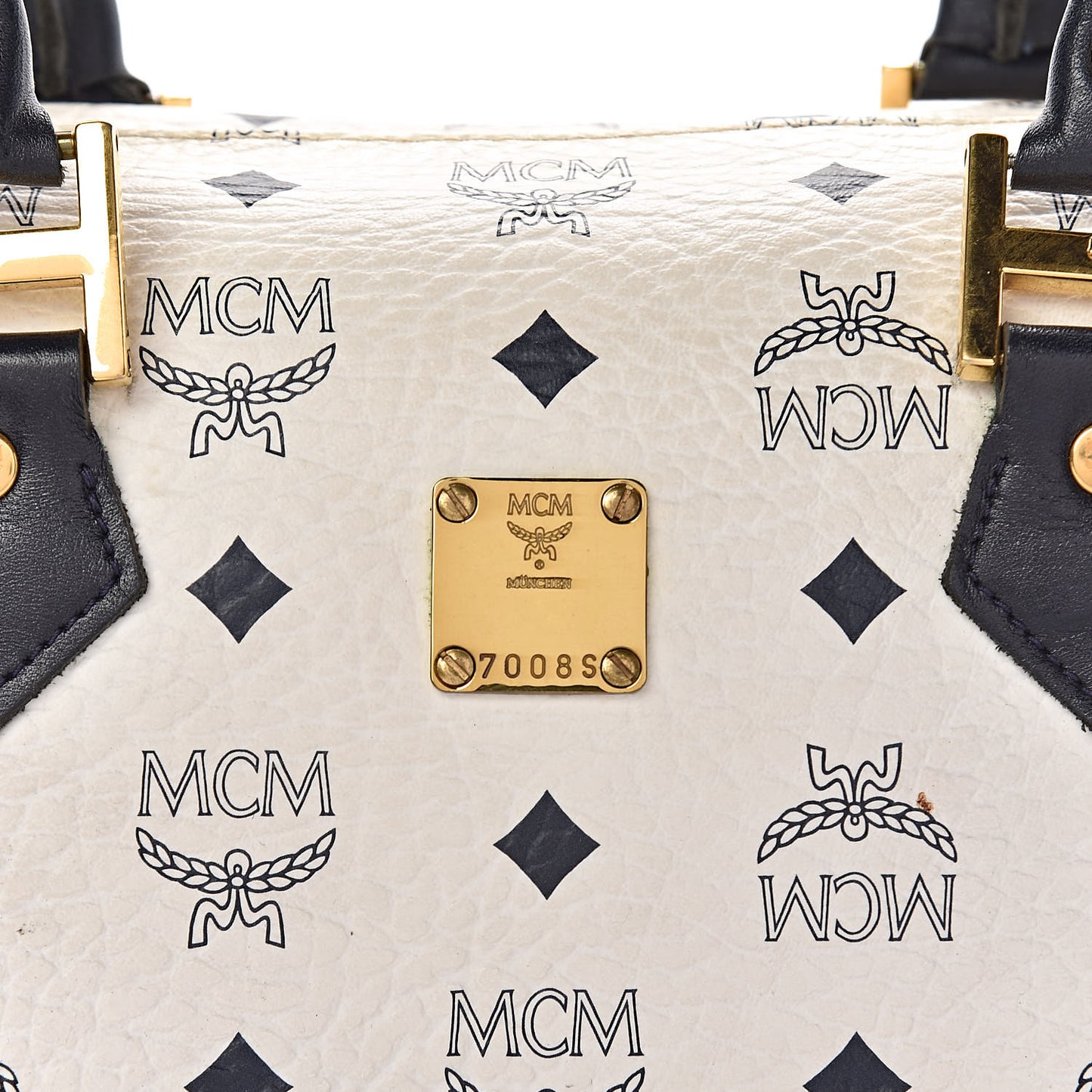 Visetos Boston Satchel White