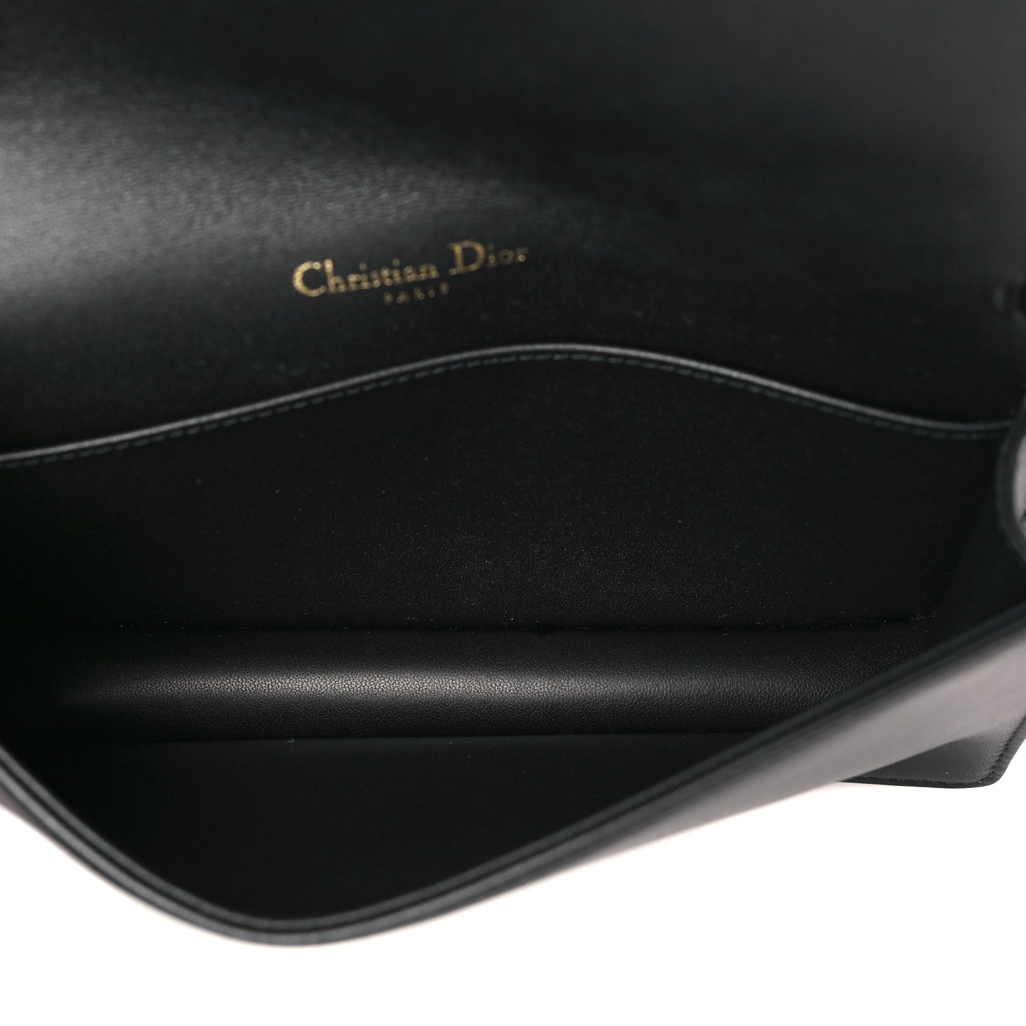 Lambskin Cannage Lady Dior Pouch Black