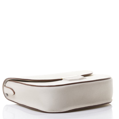 Celine Grained Calfskin Small Trotteur White 3 of 4