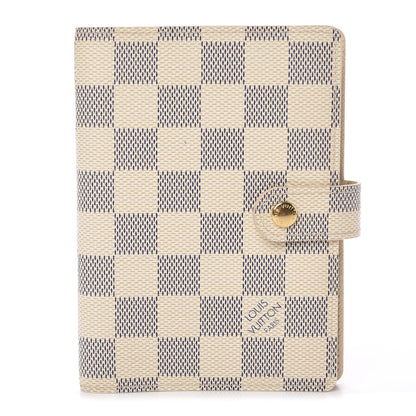 Louis Vuitton Damier Azur Small Ring Agenda Cover 1 of 7
