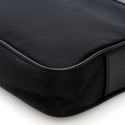 Prada Tessuto Nylon Saffiano Logo Camera Bag Black 9 of 9