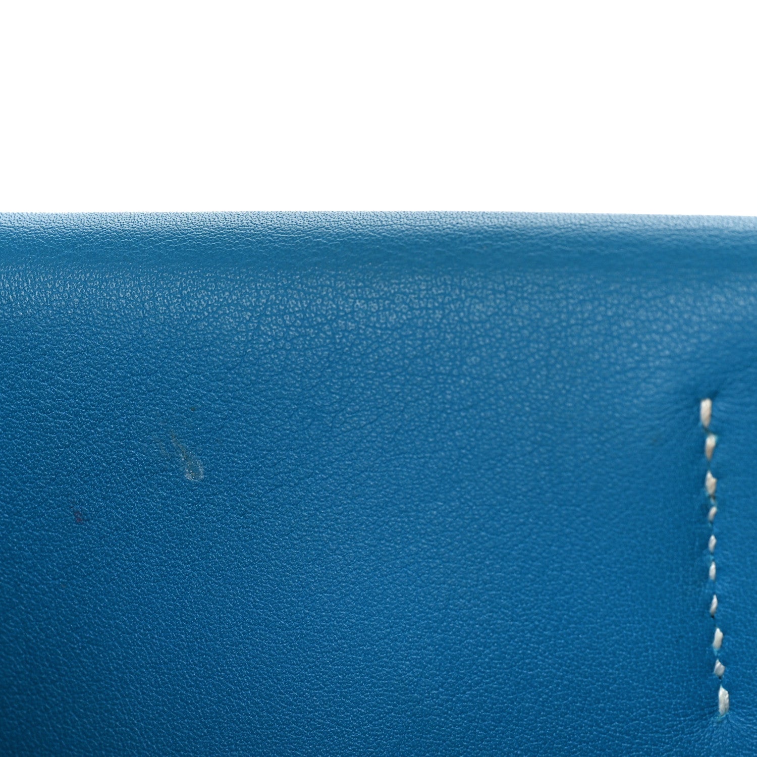Hermes Taurillon Clemence Halzan 31 GM Bleu Zanzibar 9 of 9