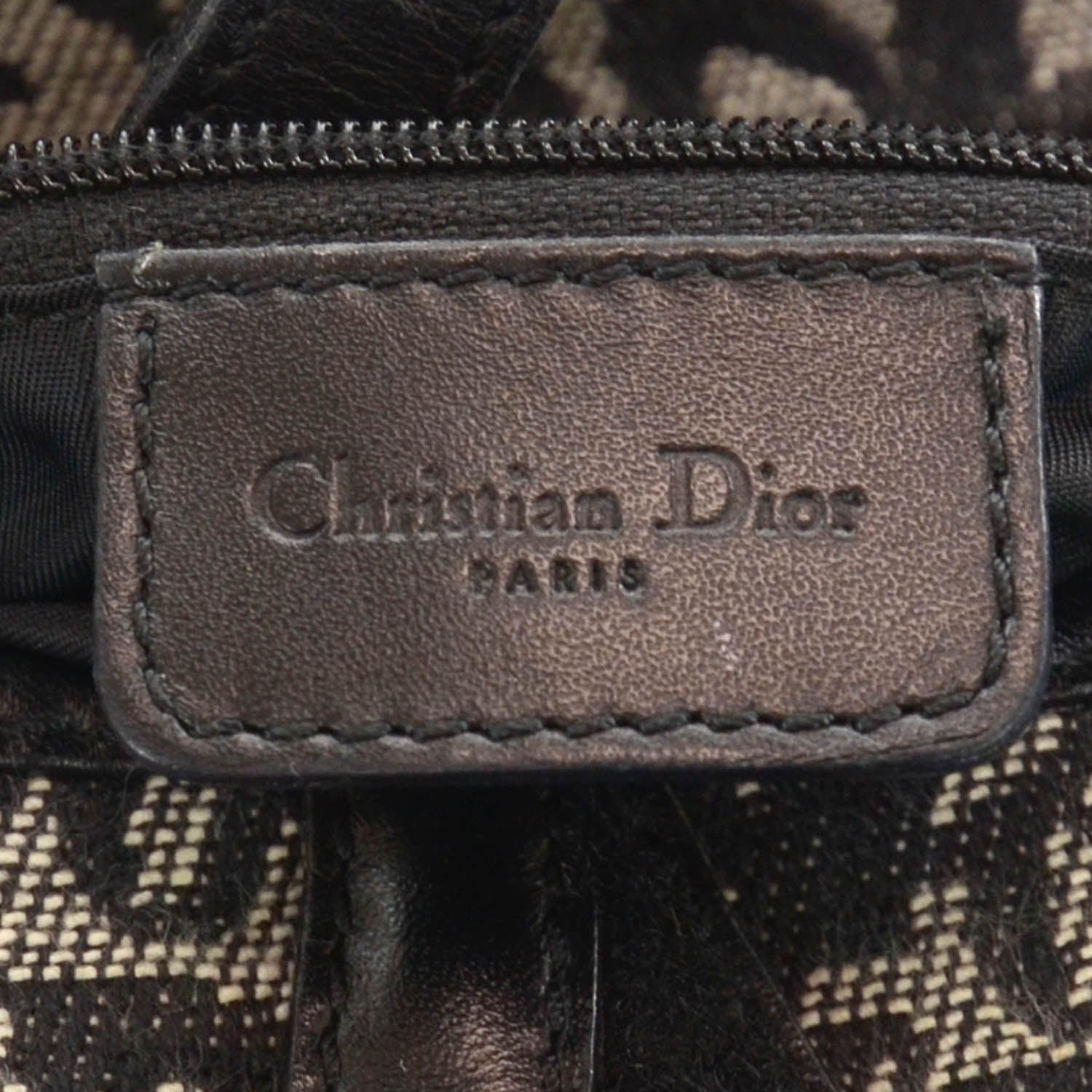 Christian Dior Monogram Double Saddle Bag Black 5 of 7