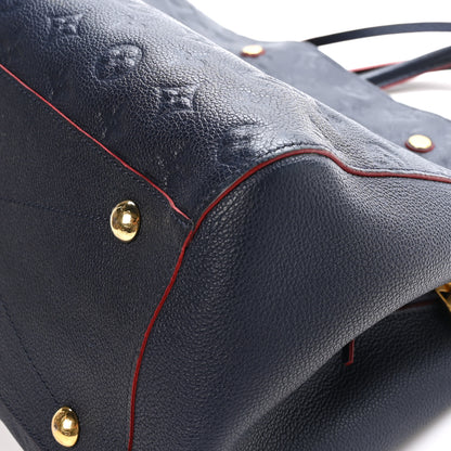 Louis Vuitton Empreinte Montaigne GM Marine Rouge 11 of 13