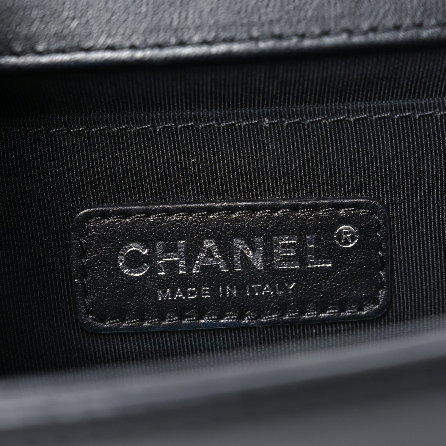 Chanel Lambskin Quilted Medium Boy Flap Black 6 of 10