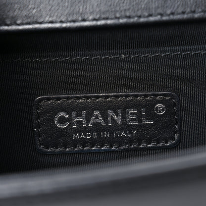 Chanel Lambskin Quilted Medium Boy Flap Black 6 of 10