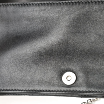 Christian Dior Lambskin Cannage Lady Dior Convertible Clutch Black 11 of 14