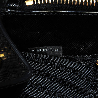 Prada Saffiano Lux Large Double Zip Tote Nero Black 9 of 10