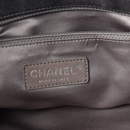 Chanel Iridescent Calfskin Bubble Quilt Hobo Grey 6 of 10