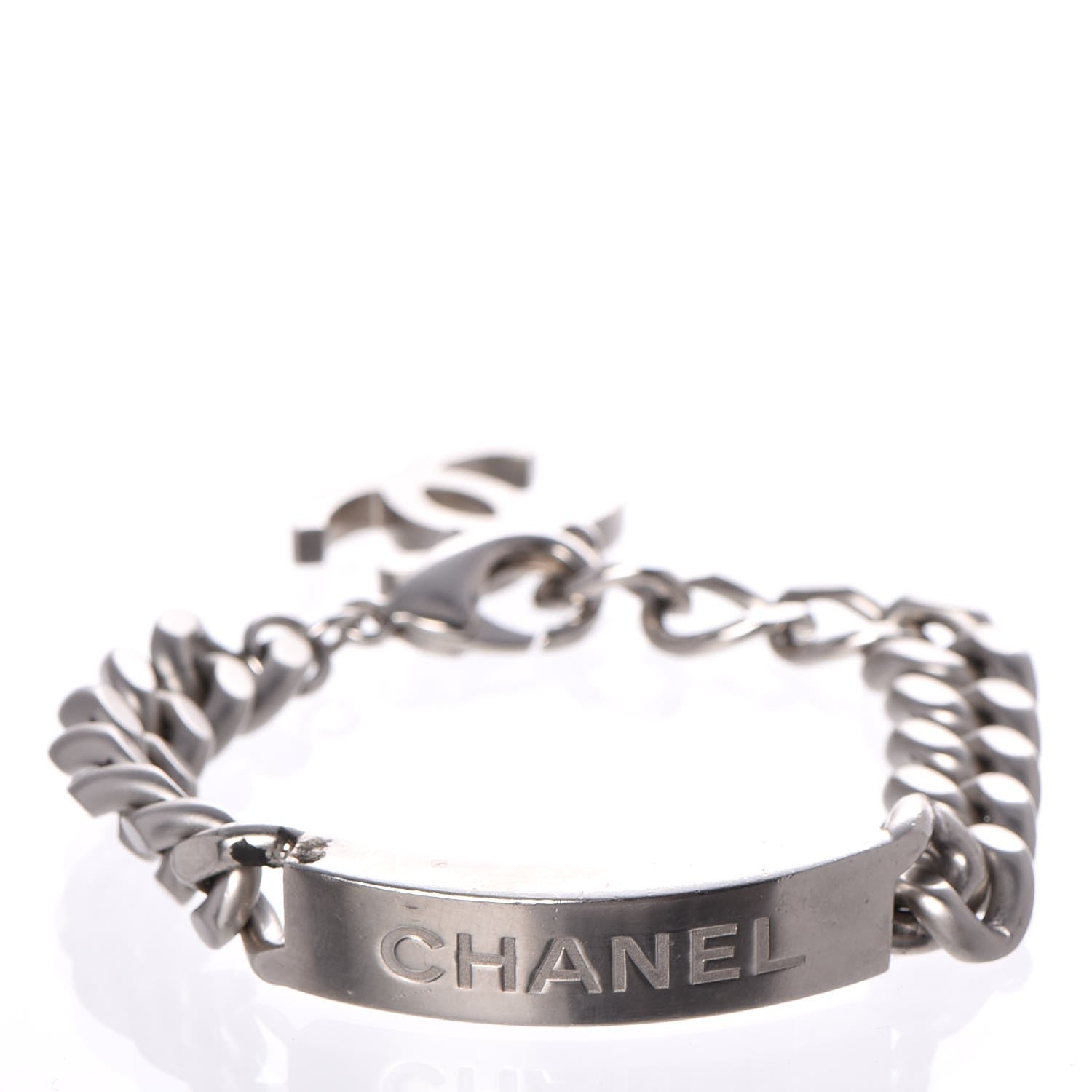 Chanel Chain ID CC Bracelet Silver 4 of 6