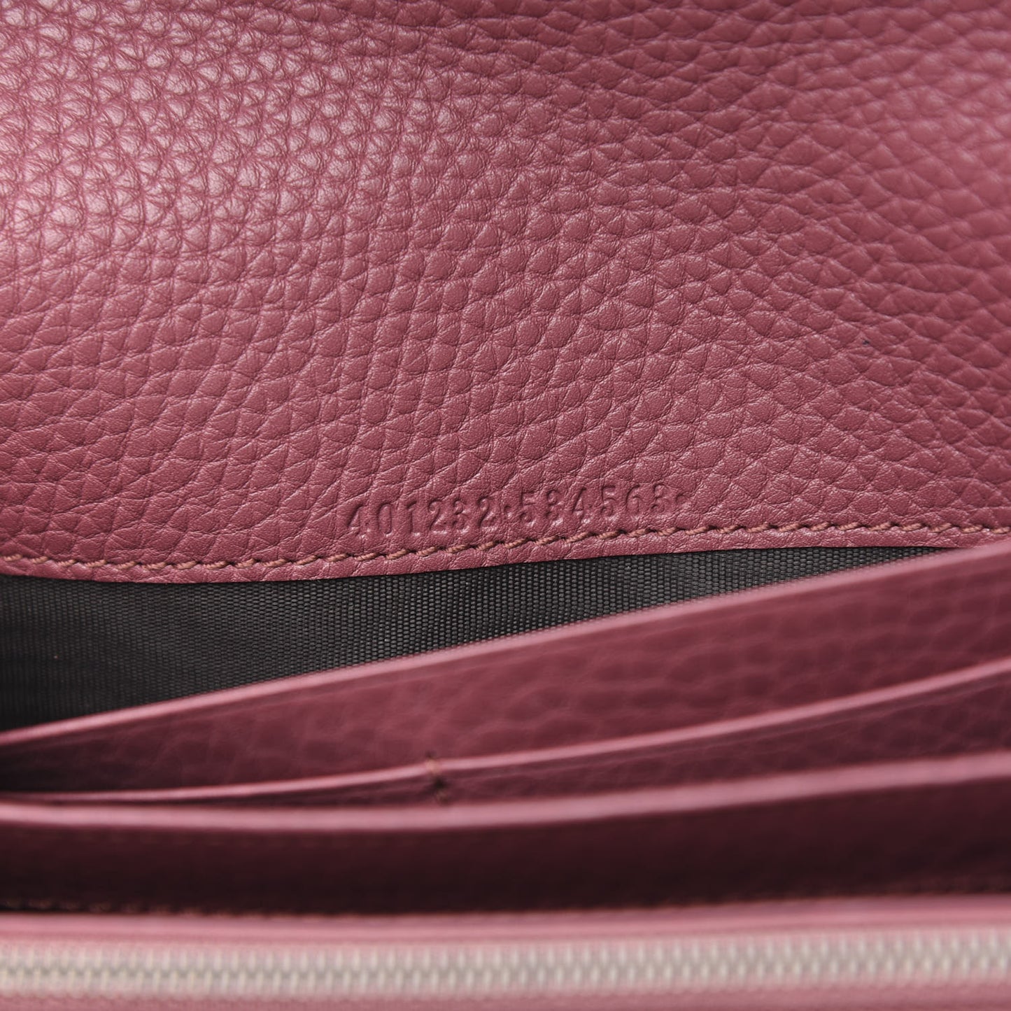 Cellarius Calfskin GG Marmont Chain Wallet Dry Rose