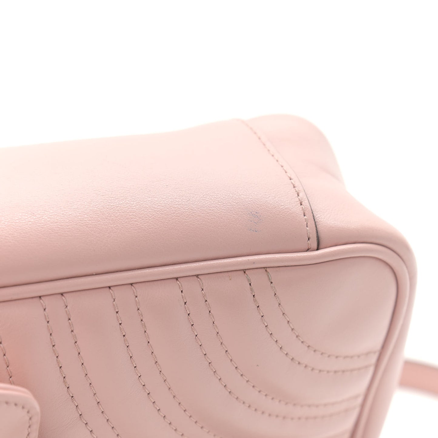 Calfskin Matelasse Small GG Marmont Shoulder Bag Perfect Pink