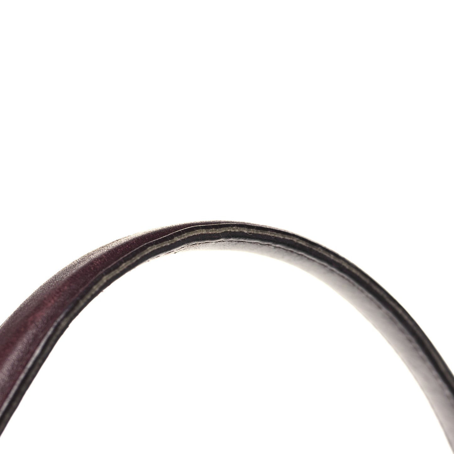 Smooth Calfskin Mini Tri-Color Belt Bag Beige Burgundy
