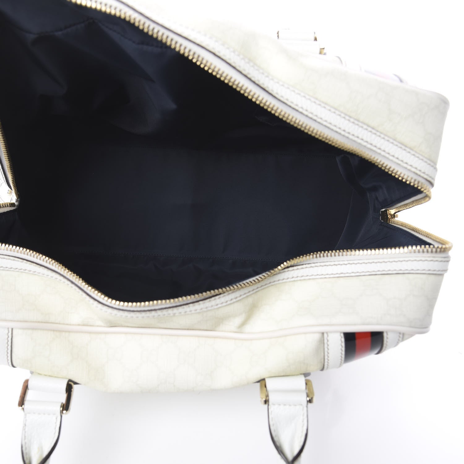 Gucci GG Plus Monogram Duffle Bag White 4 of 8