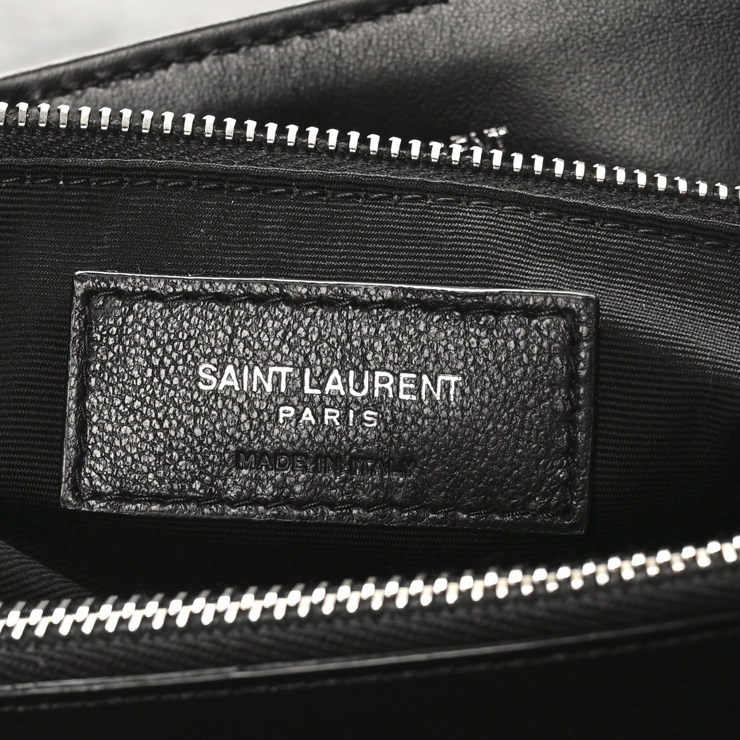 Saint Laurent Calfskin Y Quilted Monogram Medium Loulou Chain Satchel Black 6 of 10