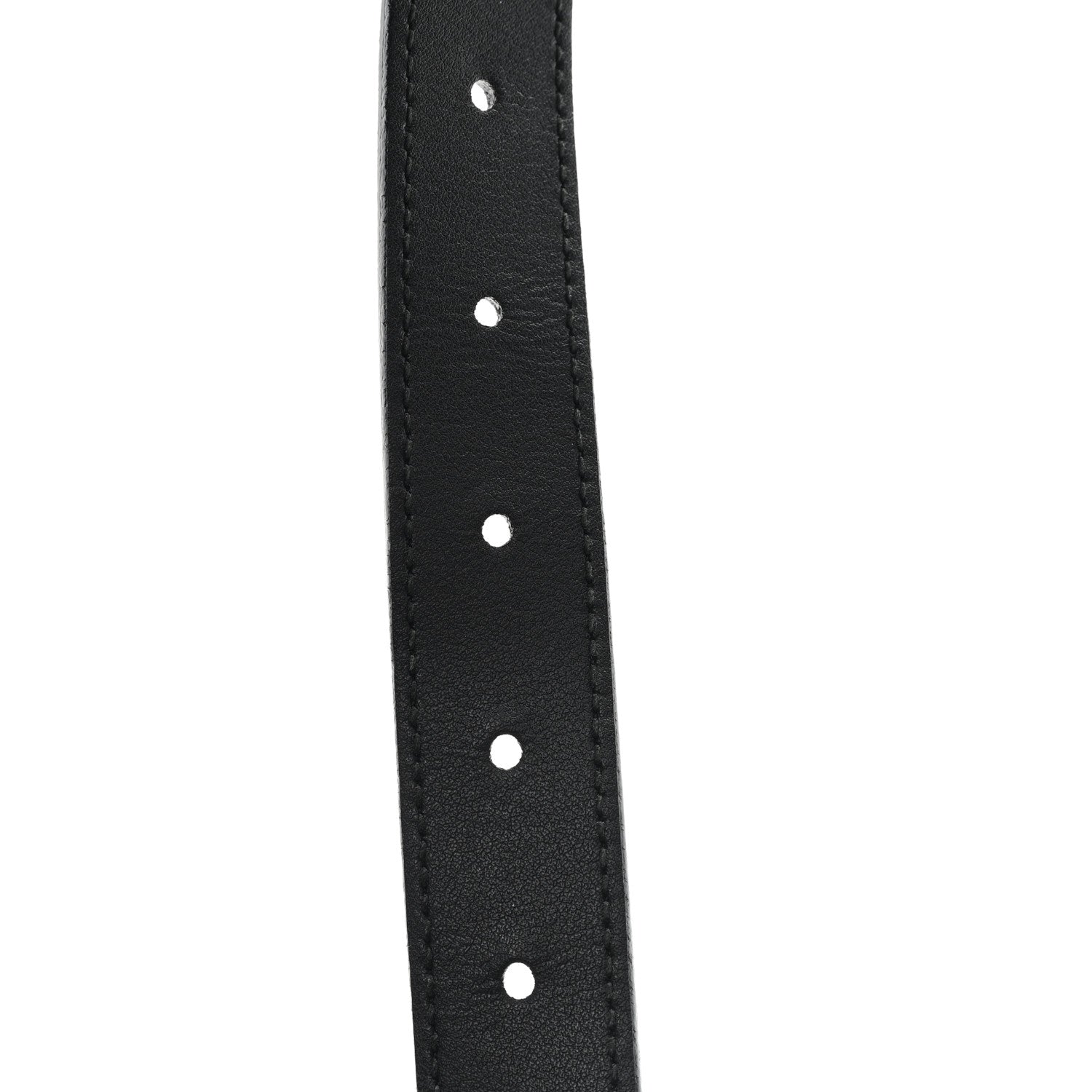 Gucci Moon Calfskin Torchon Double G 25mm Belt 95 38 Black 4 of 6